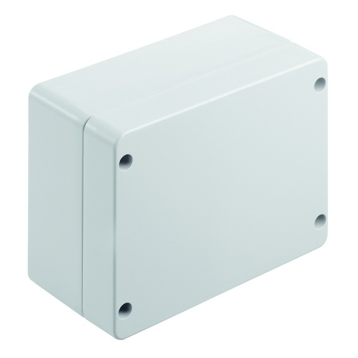 Metal housing, Width 200 mm, Height 160 mm, Depth 100 mm, Powder-coated, textured, Flange plate No, Aluminium AlSi12