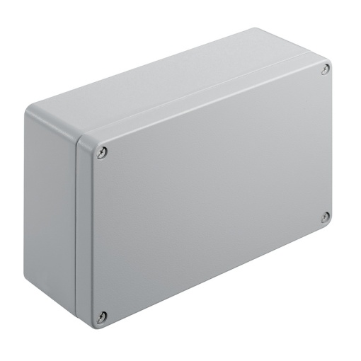 Metal housing, Width 260 mm, Height 160 mm, Depth 91 mm, Powder-coated, textured, Flange plate No, Aluminium AlSi12
