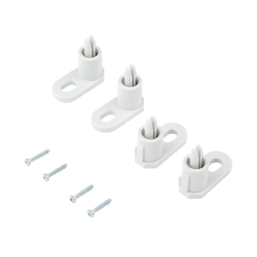 Mounting foot Housing, FPC polycarbonate empty enclosure, Fixing lugs, 19 x 40 x 35.5 mm, Polyamide, Polyamide 66, Light Grey