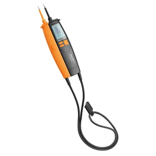 Voltage tester, DC voltage measuring range 1 - 1.500 V, LCD digital, Continuity test Yes - visual  acoustic, Measuring range category CAT III 1.00