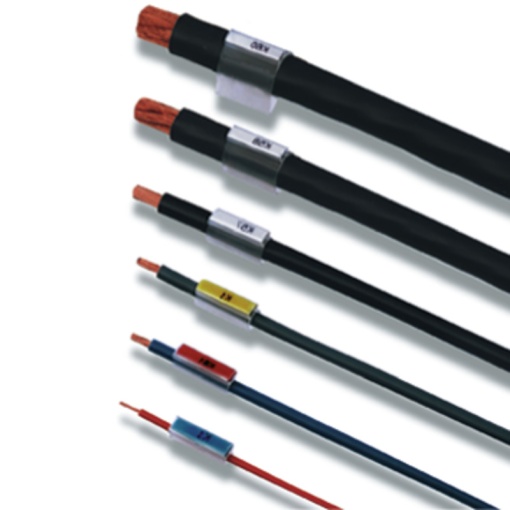 Cable coding system, Transparent, Conductor O.D.1.3 - 2 mm, Polyethylene LD, -40...80 C
