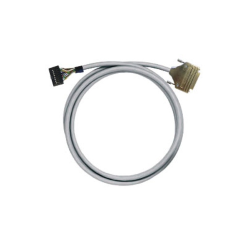 PLC-wire, Analogue signals, 25-pole, Cable LiYCY, 0.5 m, 0.25 mm²