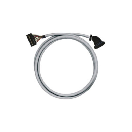 PLC-wire, Digital signals, 20-pole, Cable LiYY, 5 m, 0.25 mm²