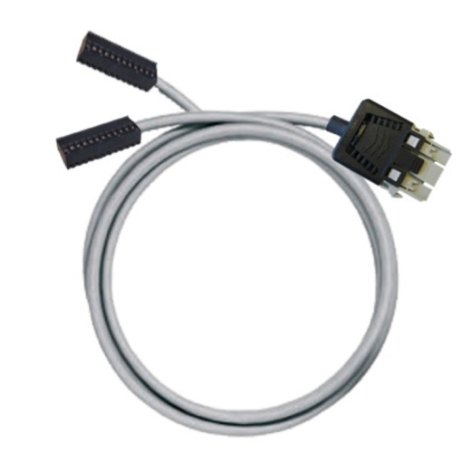 PLC-wire, Digital signals, 24-pole, Cable LiYY, 2 m, 0.25 mm²