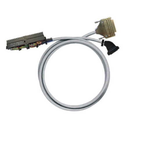 PLC-wire, Analogue signals, 20-pole, 25-pole, Cable LiYY, Cable LiYCY, 1 m, 0.25 mm²