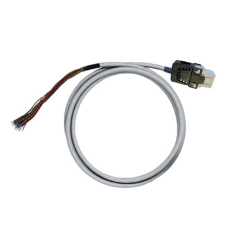 PLC-wire, Digital signals, 20-pole, Cable LiYY, 8 m, 0.25 mm²