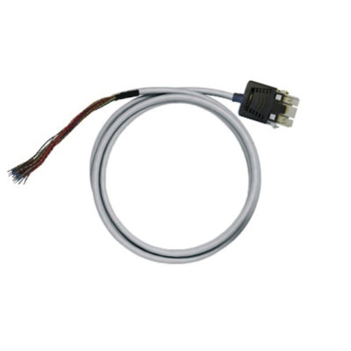 PLC-wire, Digital signals, 24-pole, Cable LiYY, 5 m, 0.25 mm²