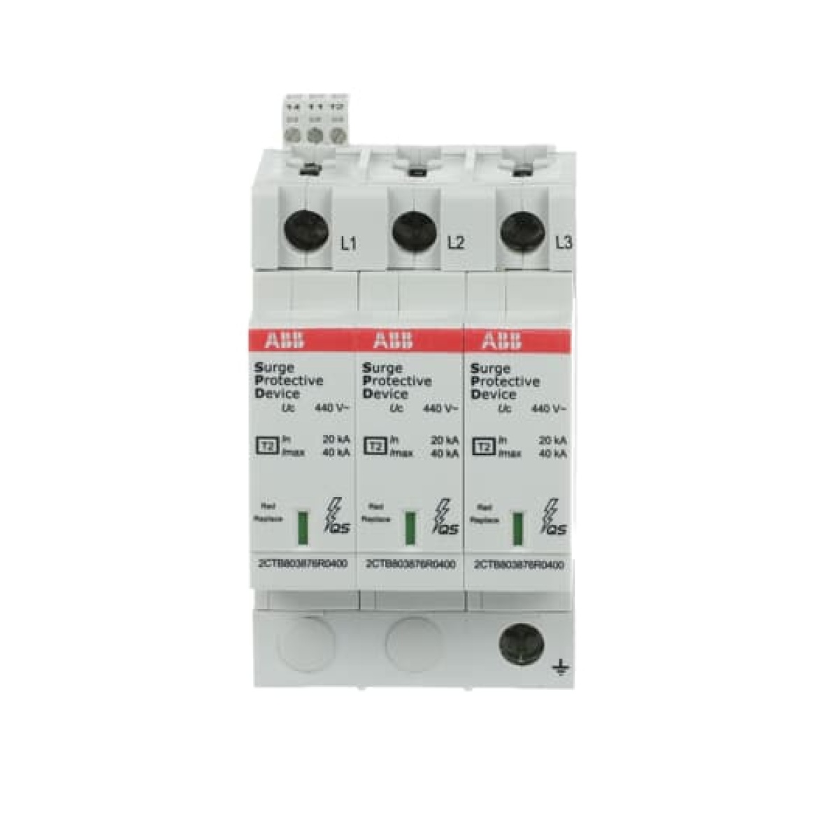 OVR T2 3L 40-440 P TS QS Surge Protective Device