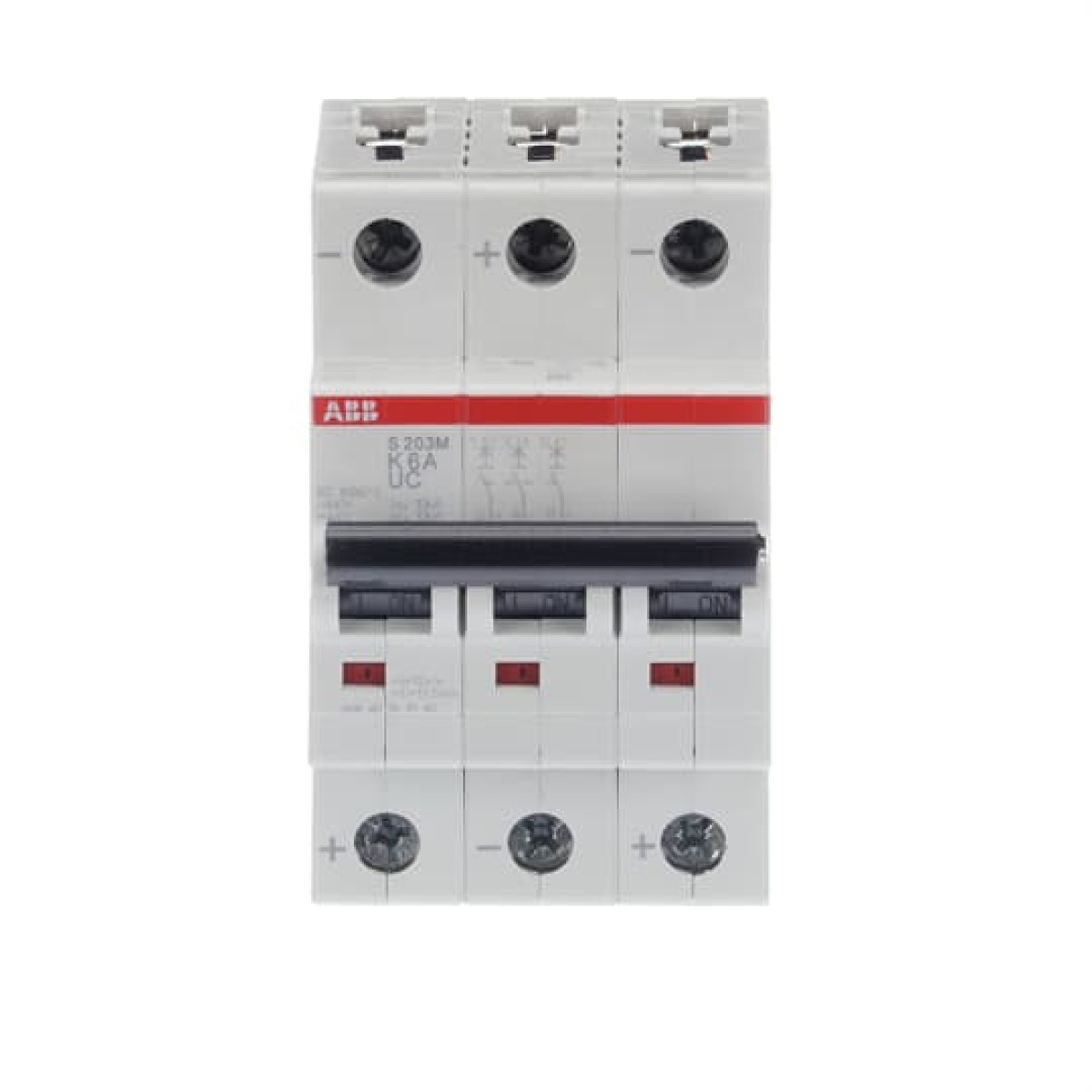Miniature Circuit Breaker - S200MUC - 3P - 6 A - K - AC 10 kA