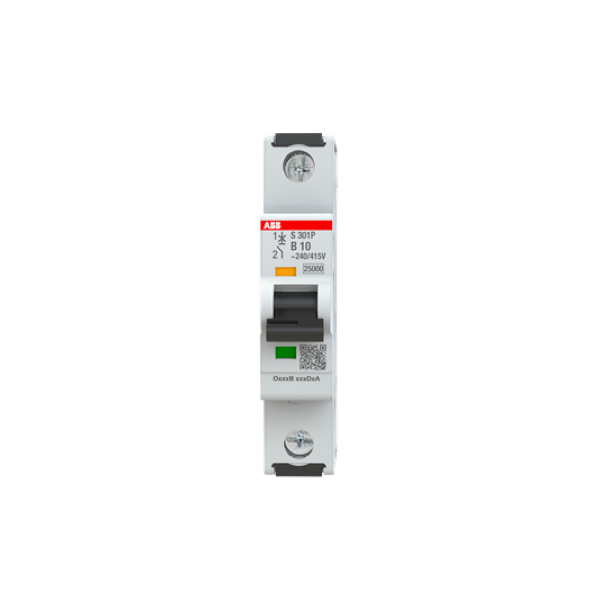 Miniature Circuit Breaker - S300P - 1P - 10 A - B - AC 25 kA