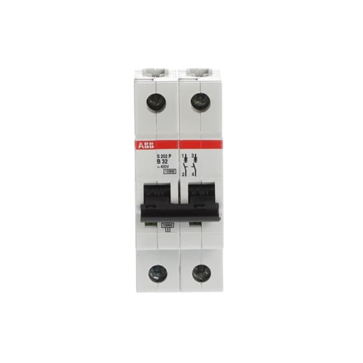 Miniature Circuit Breaker - S200P - 2P - 32 A - B - AC 15 kA