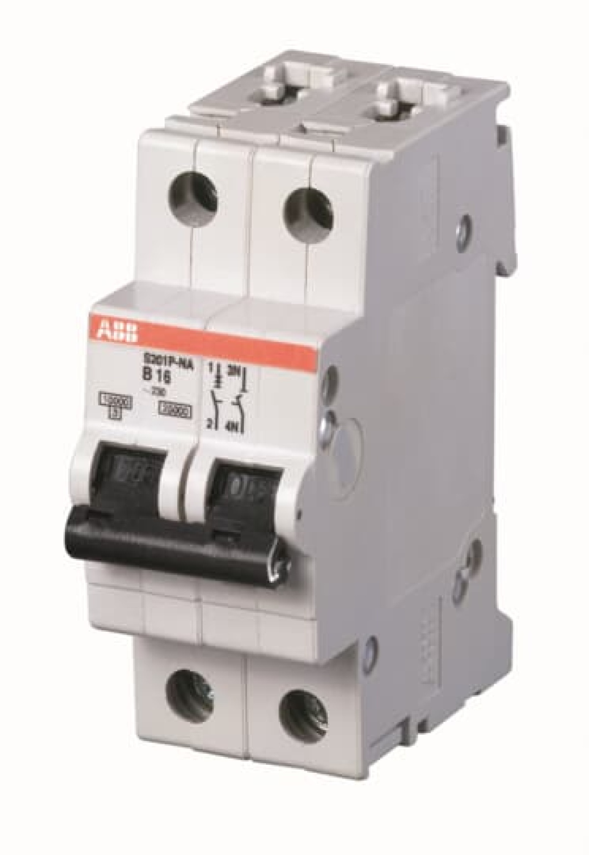 S201P-C1.6NA Miniature Circuit Breaker - 1NP - C - 1.6 A
