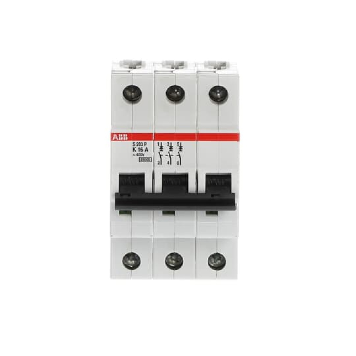 S203P-K16 Miniature Circuit Breaker - 3P - K - 16 A