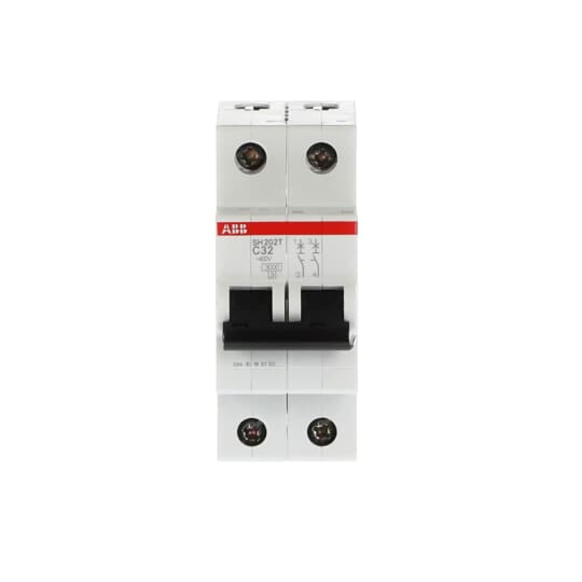 Miniature Circuit Breaker - SH200T - 2P - 32 A - C - AC 3 kA