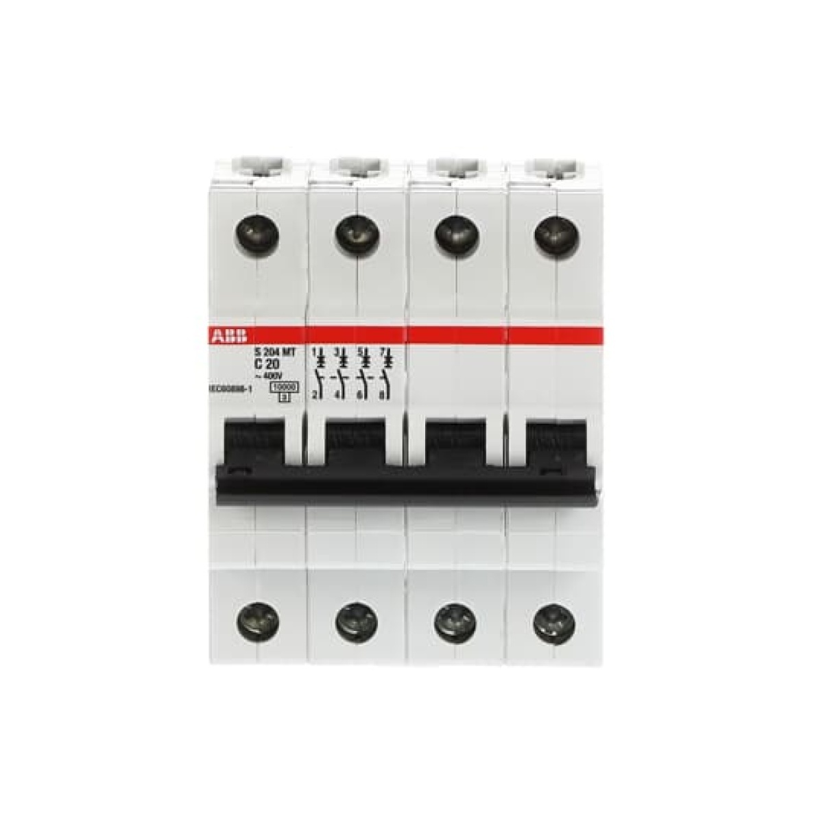 S204MT-C20 Miniature Circuit Breaker - 4P - C - 20 A