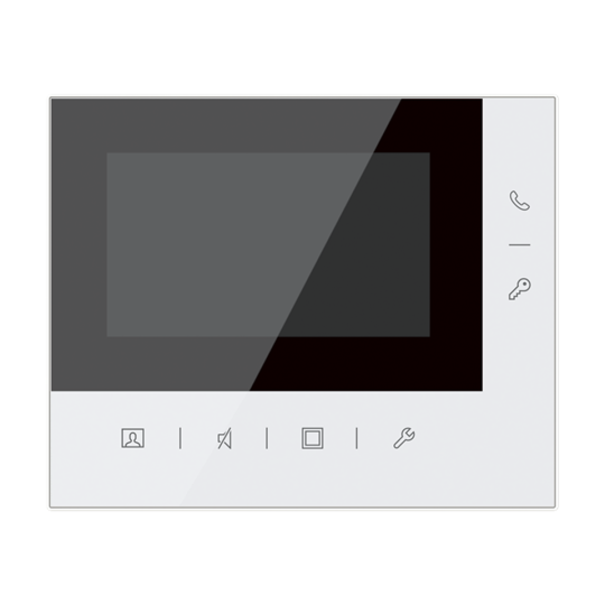 Video Indoor Station 4.3 Induction Loop, white
