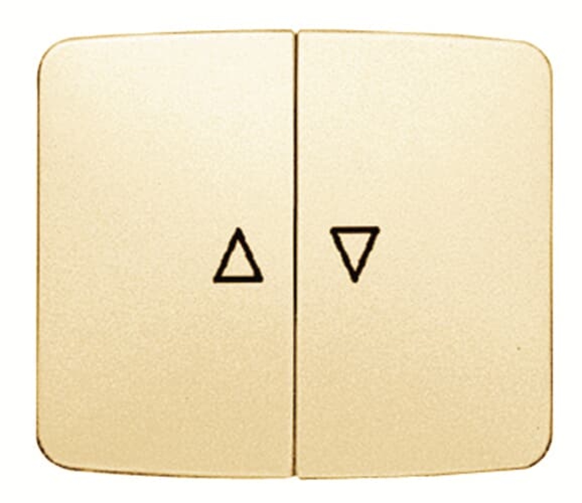 Cover blind Symbol "arrows" for Venetian blind, Two-part rocker Ivory - Arco
