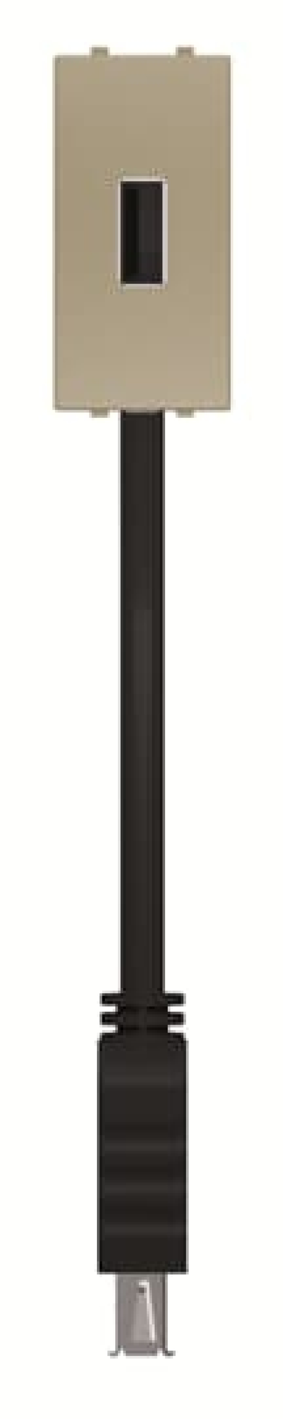 USB outlet USB 1 gang Champagne - Zenit