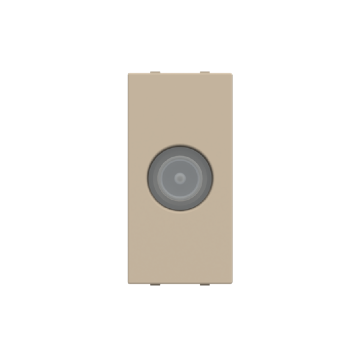 TV outlet SAT 1 gang Champagne - Zenit