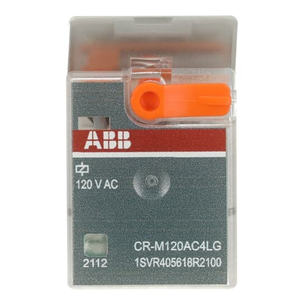 CR-M120AC4LG Pluggable interface relay 4co, A1-A2120VAC, gold plated contacts