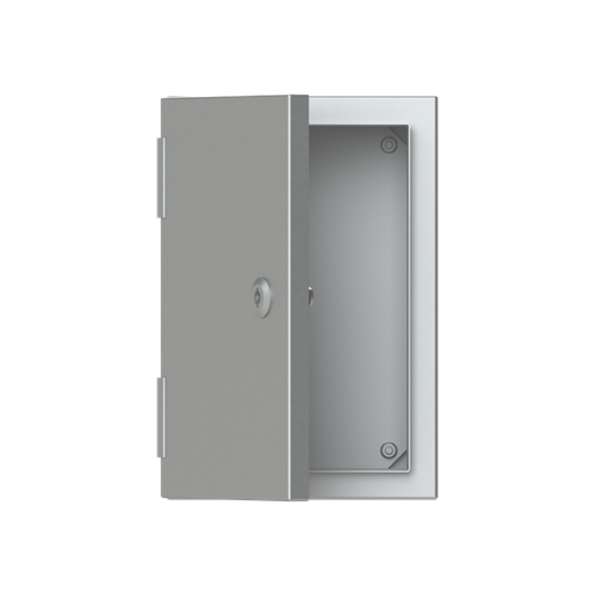 ENCLOS.BL.DOOR.PLATE S.STEEL 300X200X150