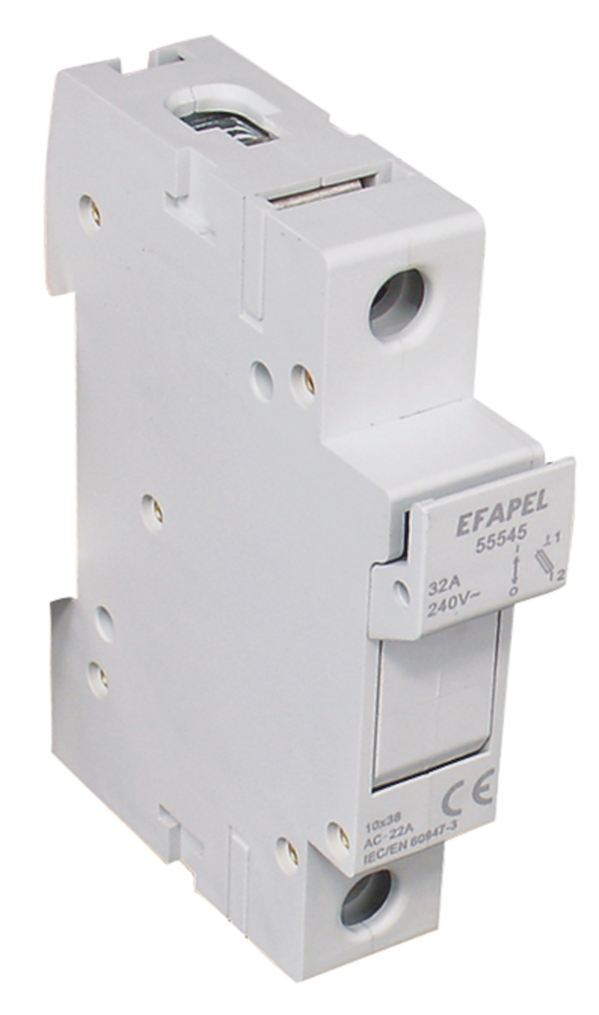 SECCIONADOR PORTA FUSÍVEL UNIPOLAR 10X38