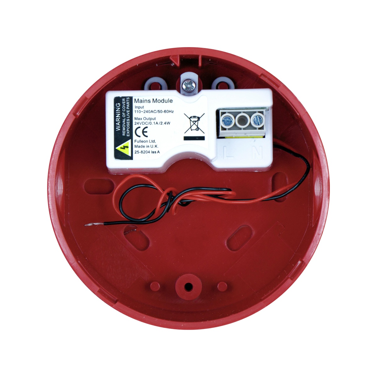 MAINS MODULEDEEP RED BASE E17