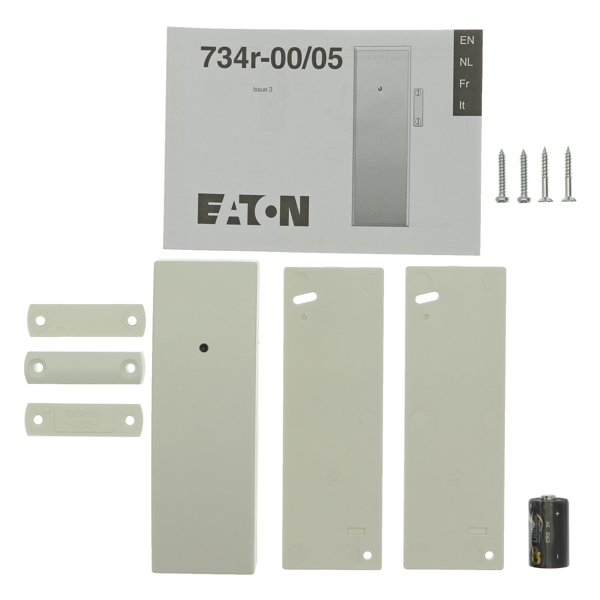 DOM RX DOOR CONTACT CC WHITE