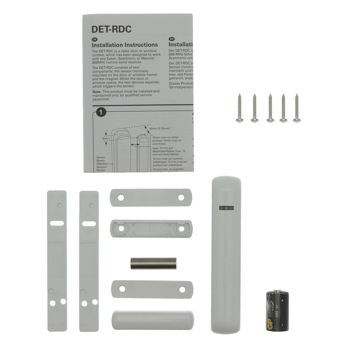 DOOR CONTACT 868MHz SLIMLINE WHITE