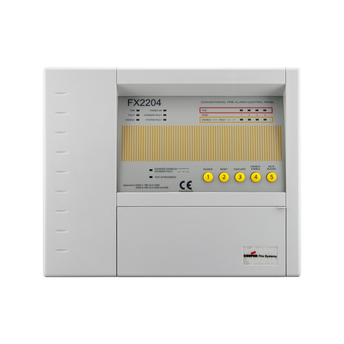 4 ZONE CONVENTIONAL PANEL COOPER FIRE