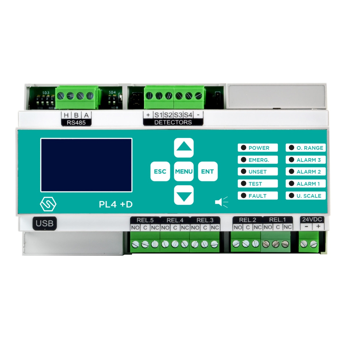 ST-PL4 GAS DET PANEL 4 ZONE ESPANDIBILE