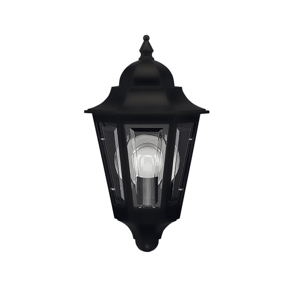 Aplicar clássico ELITE 6 IP44 E14 42W Negro texturado
