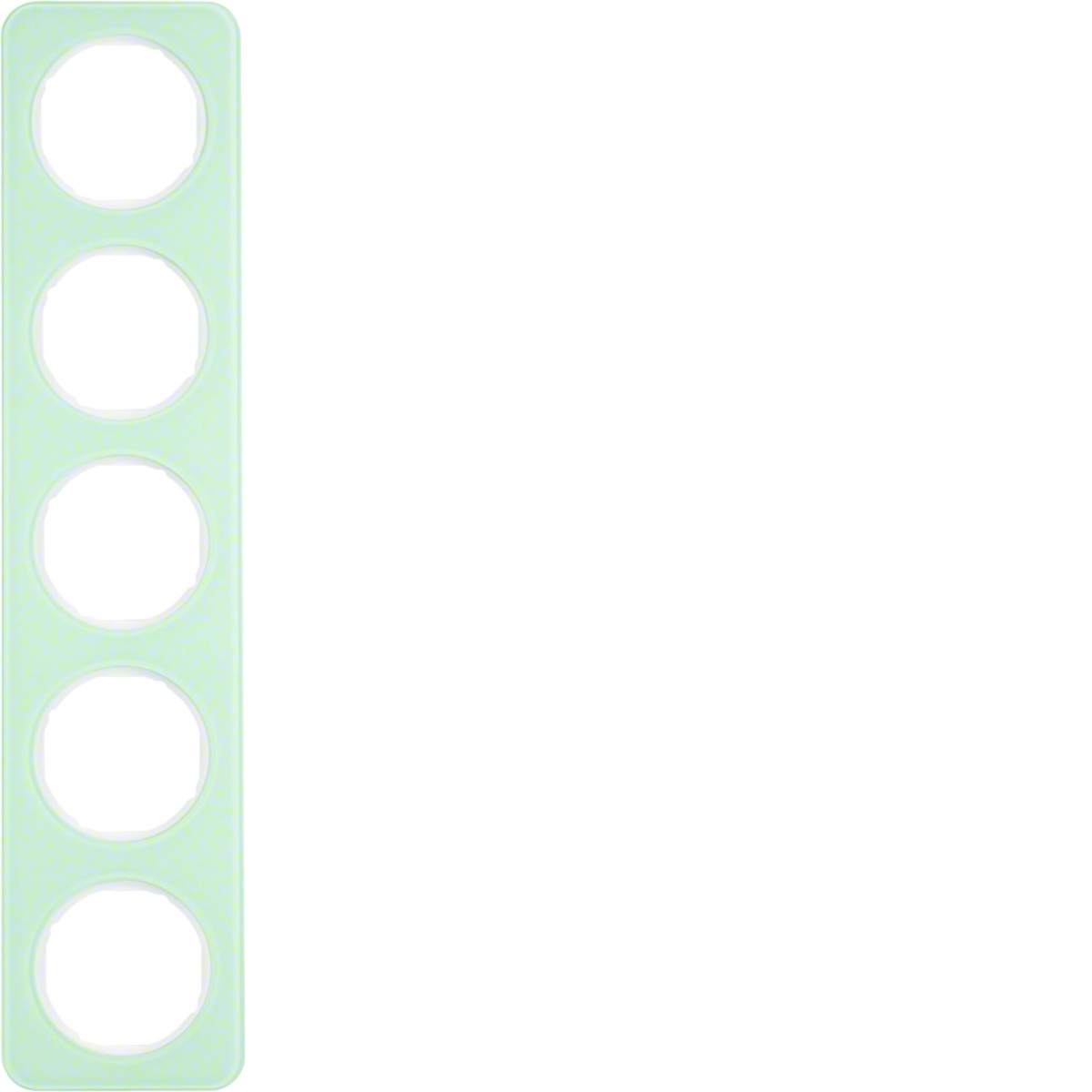 R.1 - quadro x5 Vidro, branco