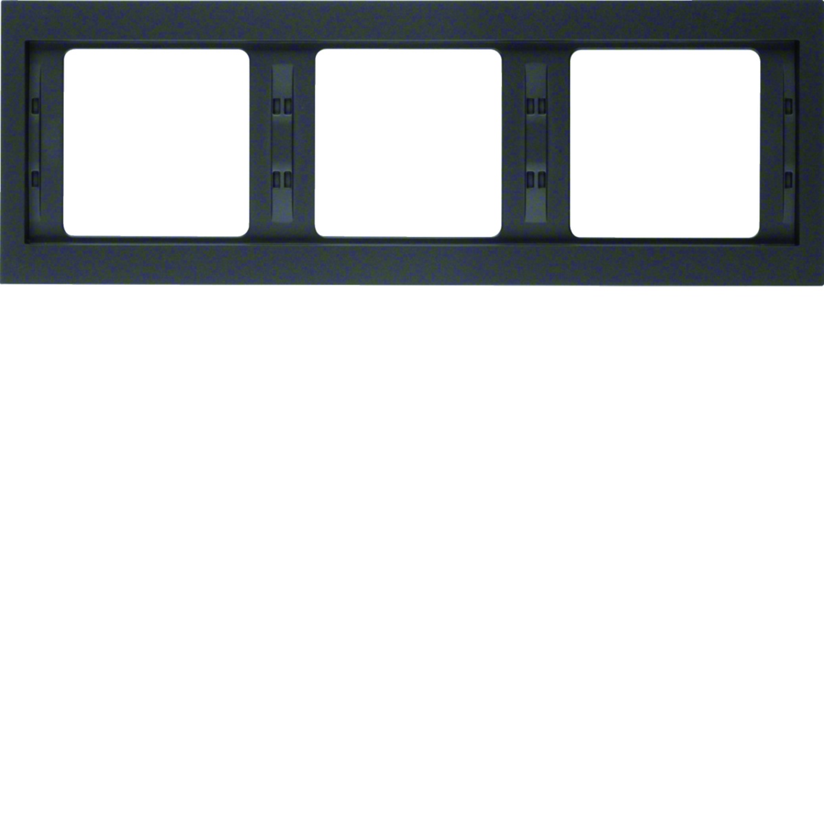 K.1 - quadro x3 horiz., antracite mate