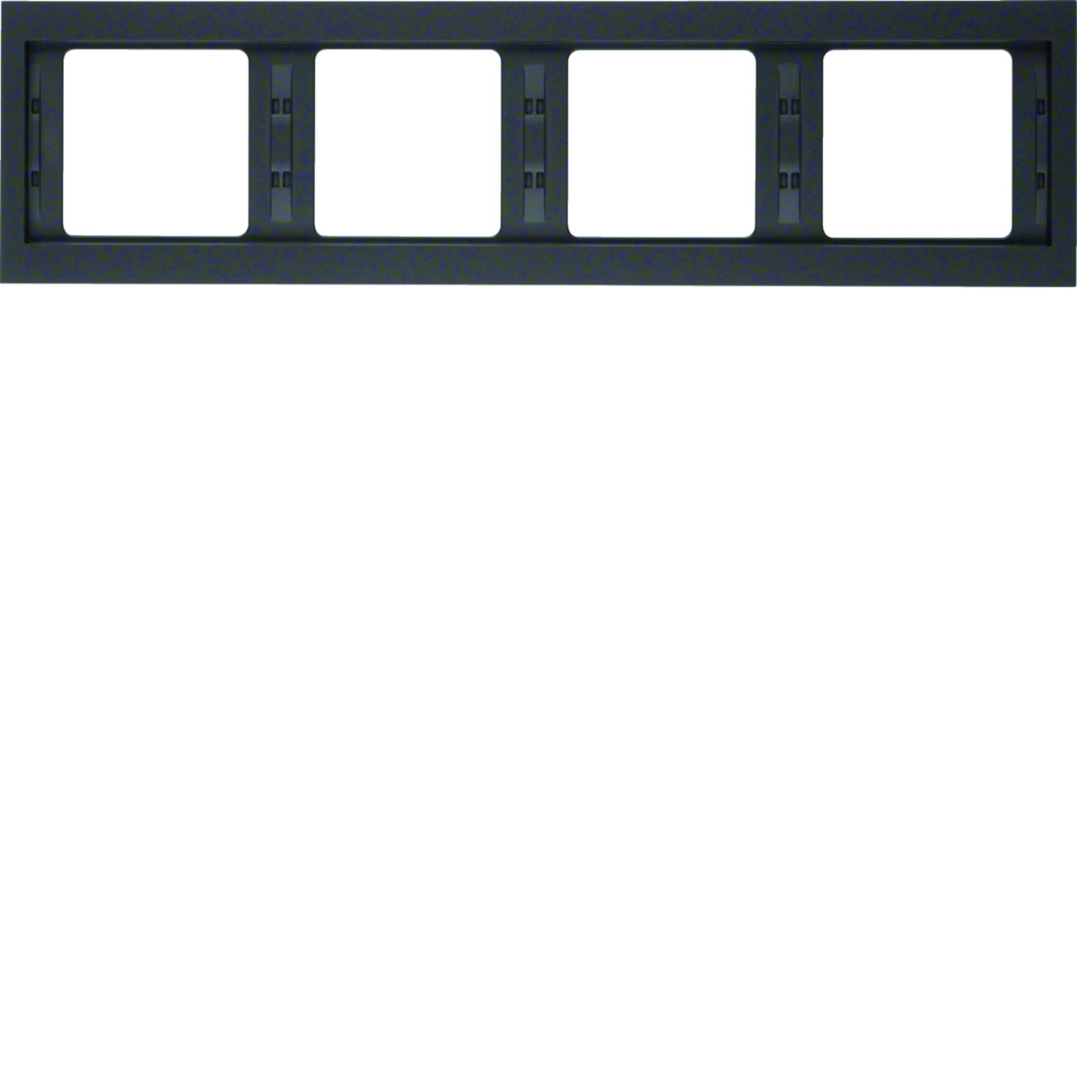K.1 - quadro x4 horiz., antracite mate