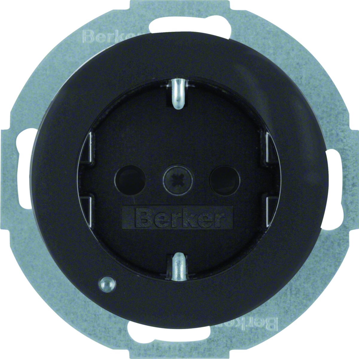 R.x - Schuko cLED orient., preto