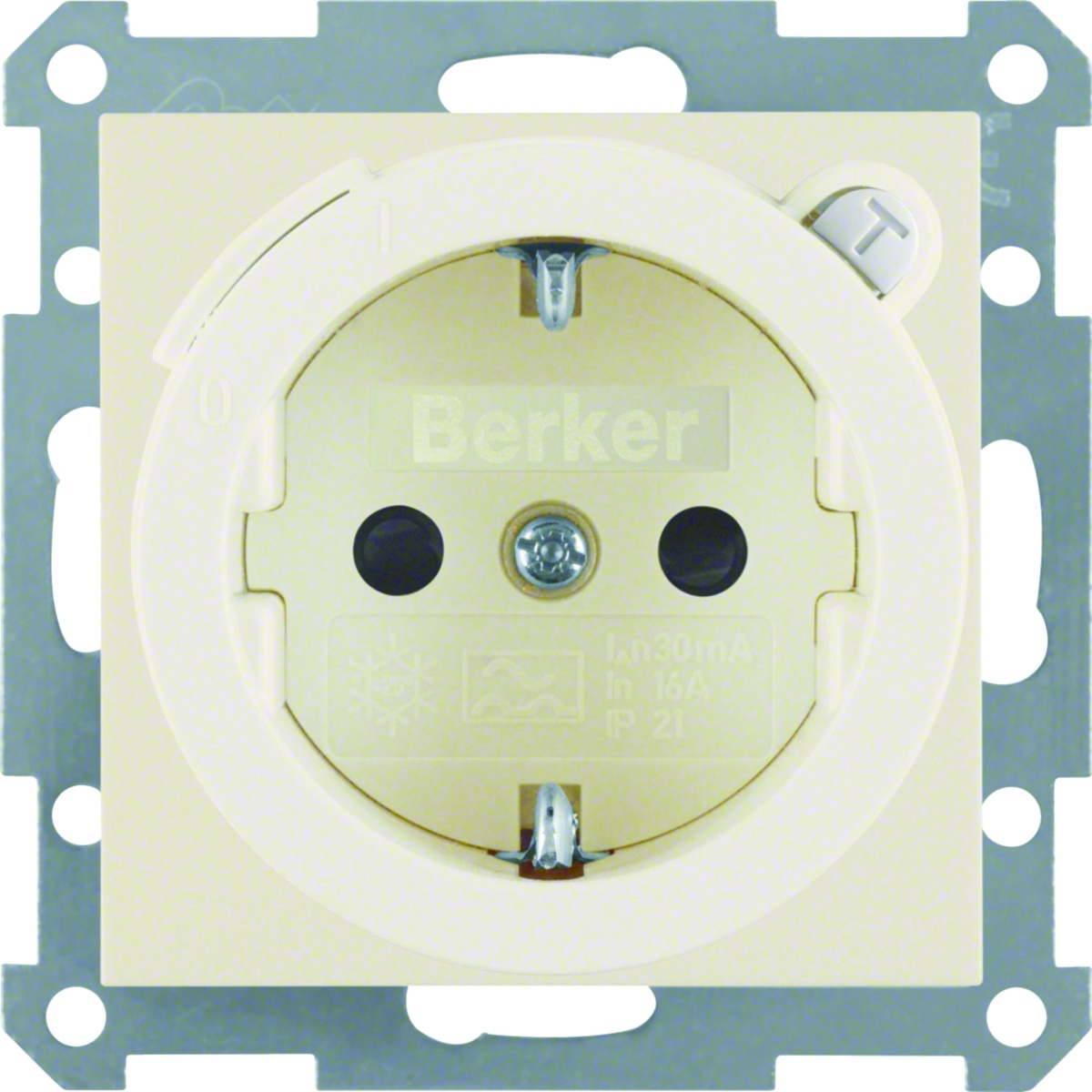 S.1B.x - Schuko diferenc. 30mA, creme