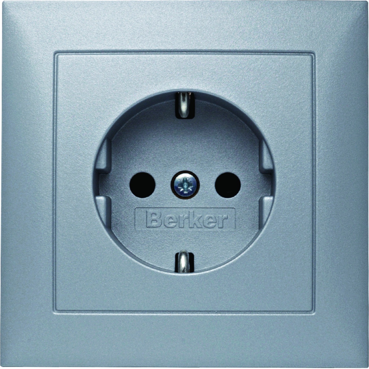 S.1B.x - Schuko monob. obtur, alum mate