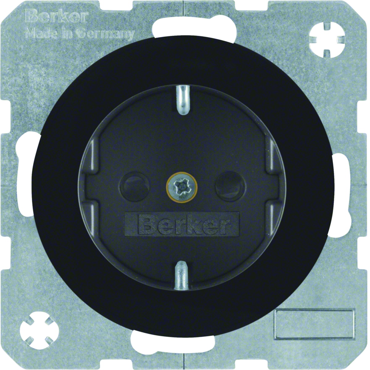 R.1R.3 - Schuko c obturad., preto