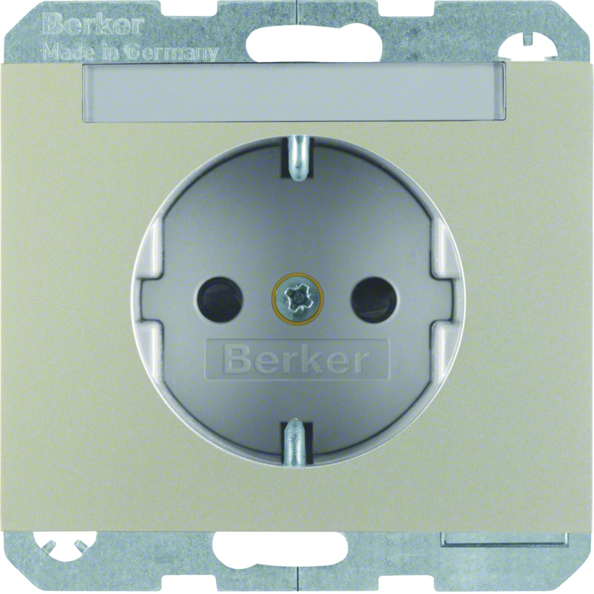 K.1K.5 - Schuko p-etq. obtr., inox lac.