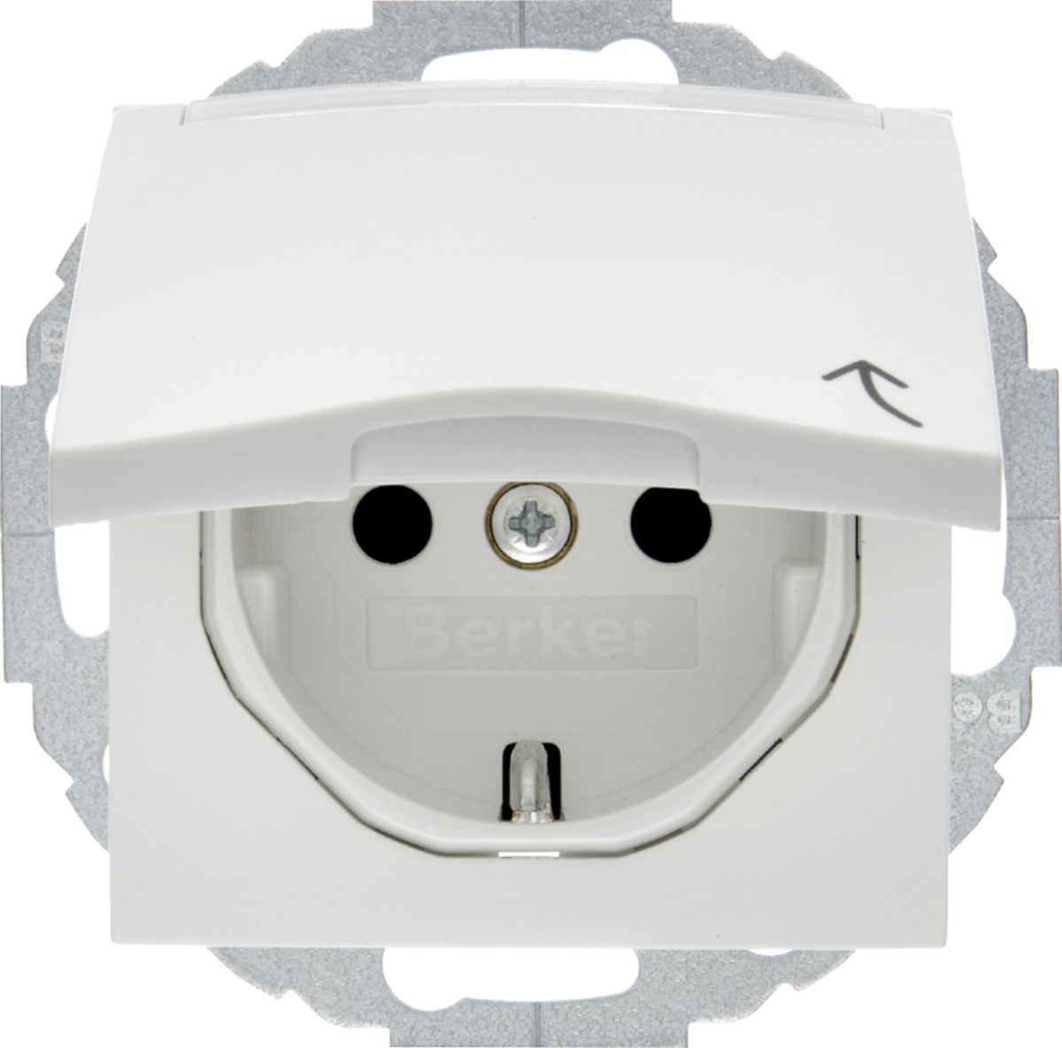 S.1B.x - Schuko ctampa p.etiq., branco