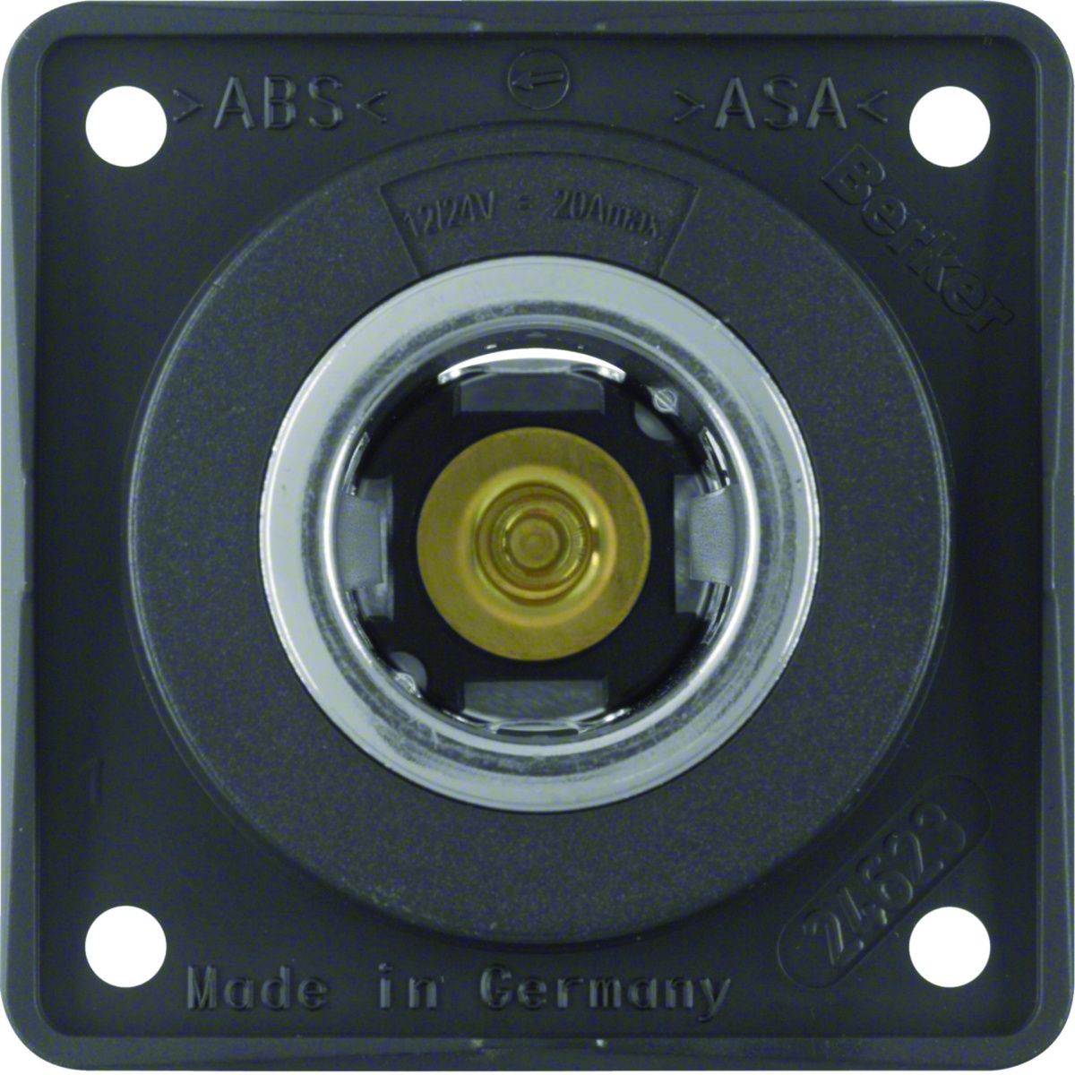 Integro - tomada 12V, antracite mate