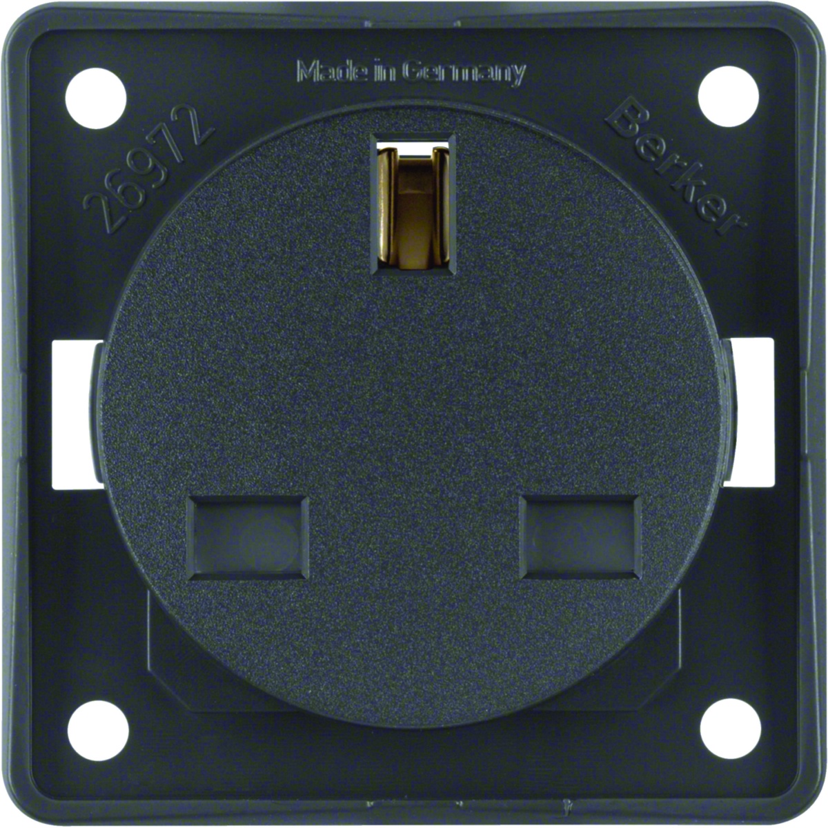Integro - tomada 2PT BS, antracite mt