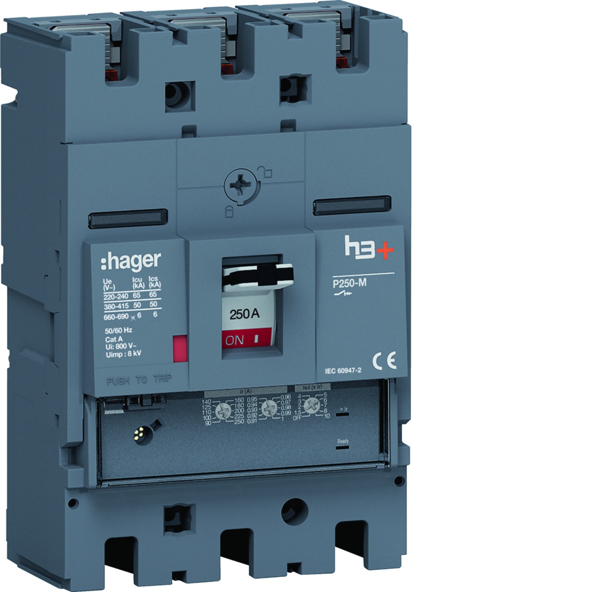Disjuntor P250 LSnI 3P-3D 250A 50kA