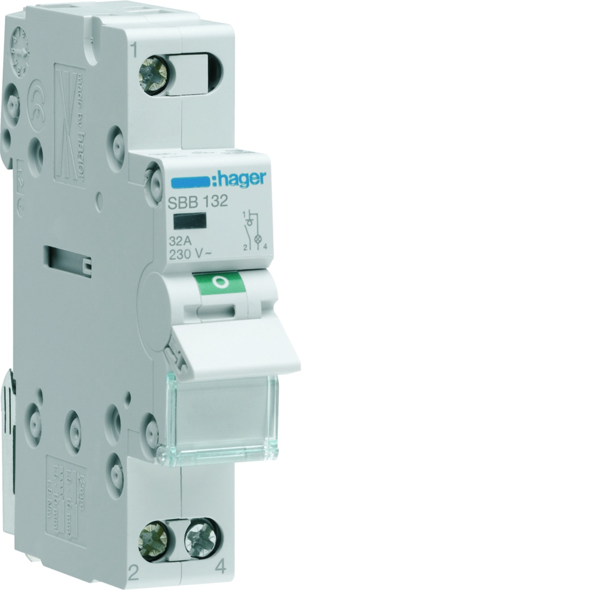 Interruptor Mod. cInd. luminoso 1P 32A