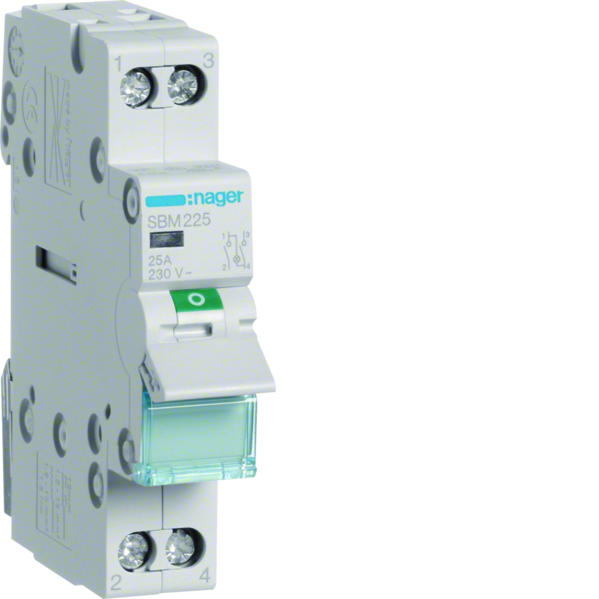 Interruptor Mod. cInd. luminoso 2P 25A