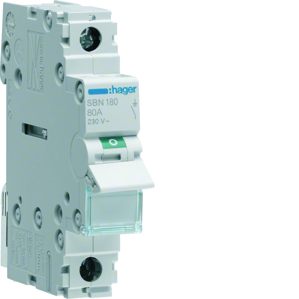 Interruptor Modular 1P 80A