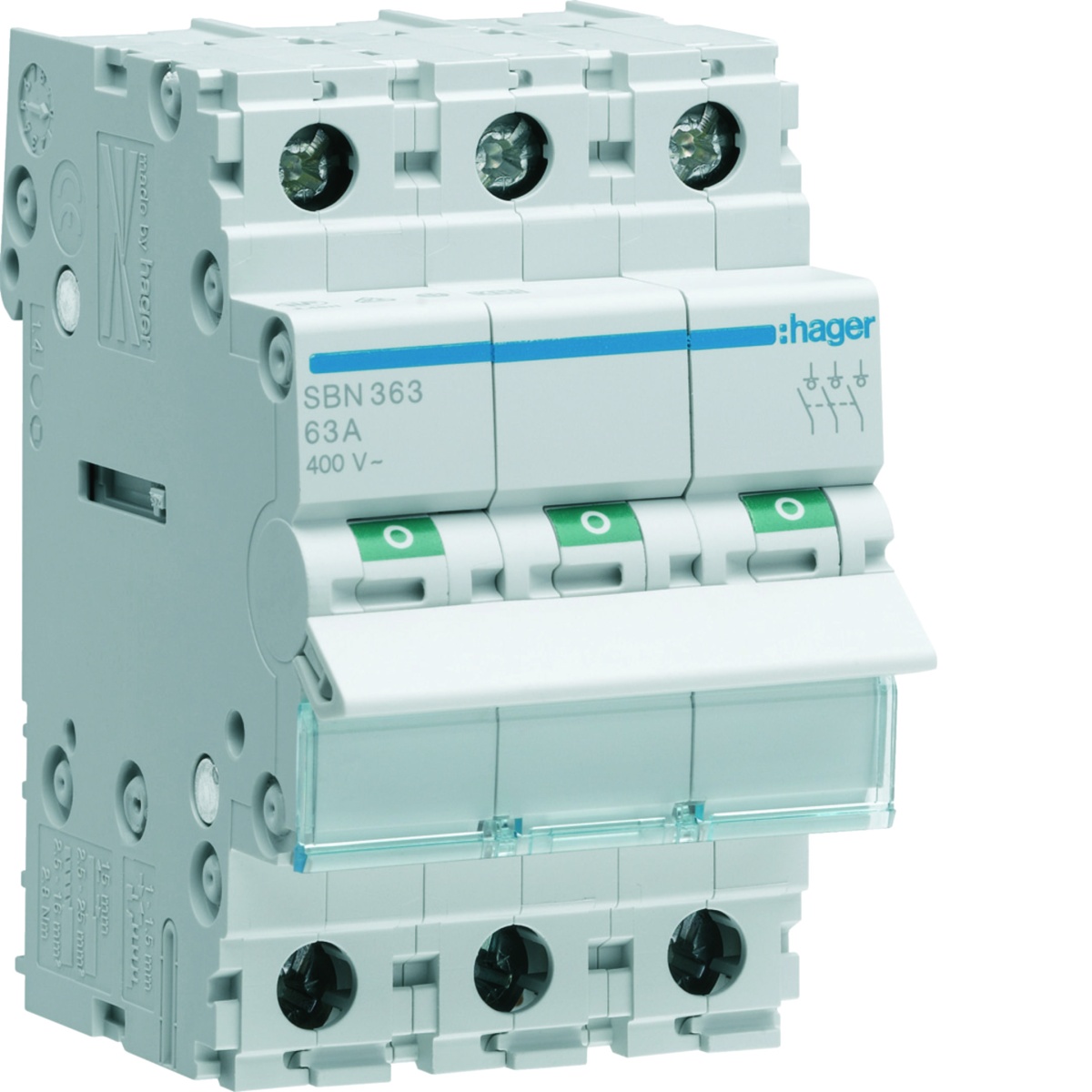 Interruptor Modular 3P 63A