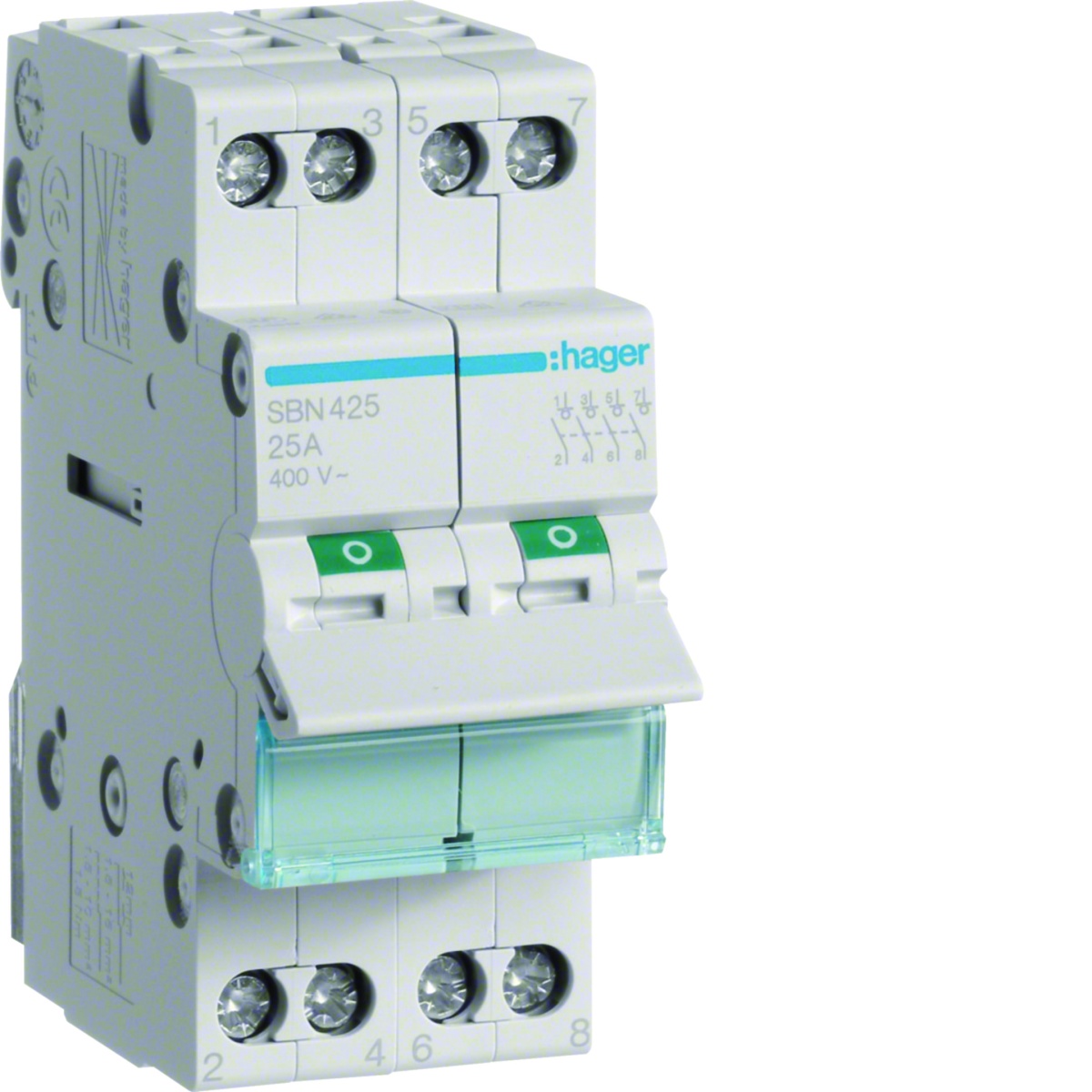 Interruptor Modular 4P 25A