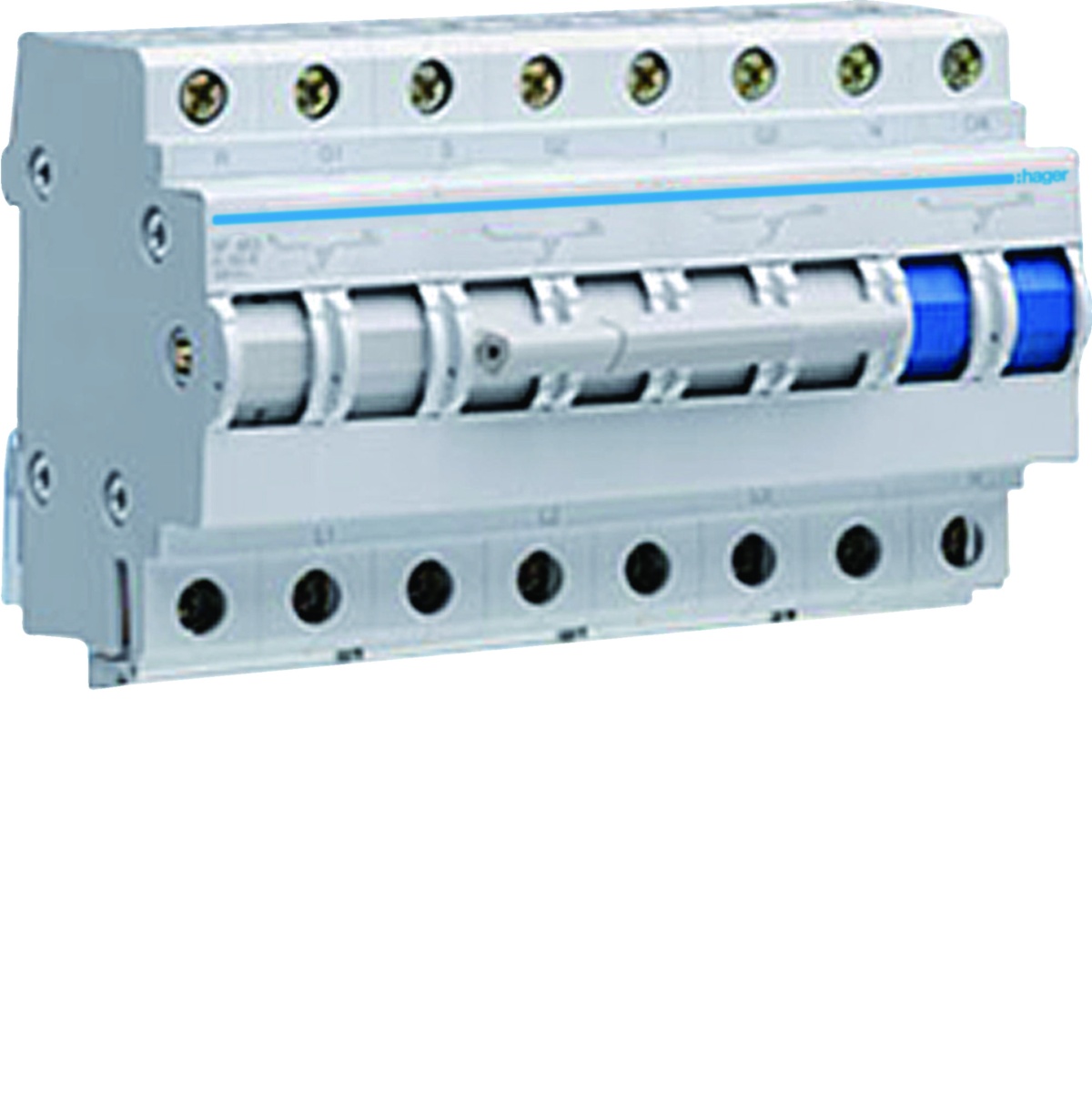 Inversor 4P 63A cponto zero 8M